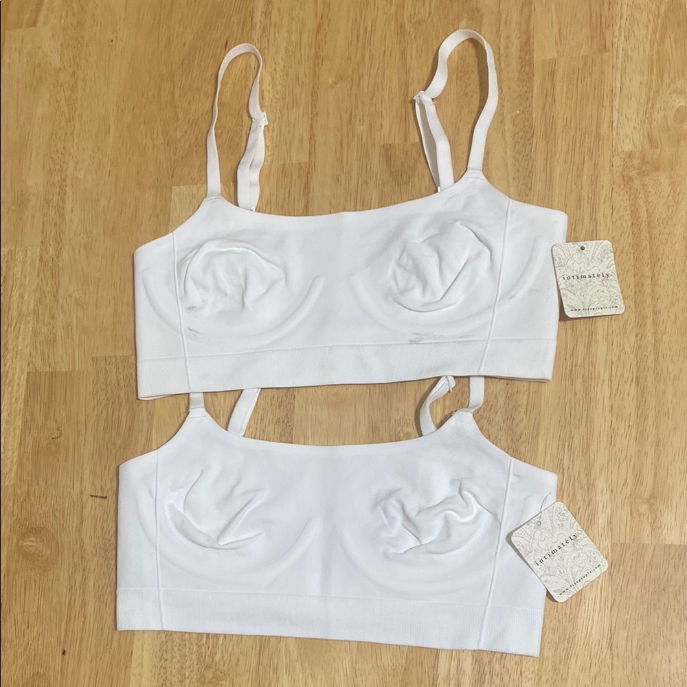 Lof of 2--FREE PEOPLE Intimately Stretch Bra Women's Size S
